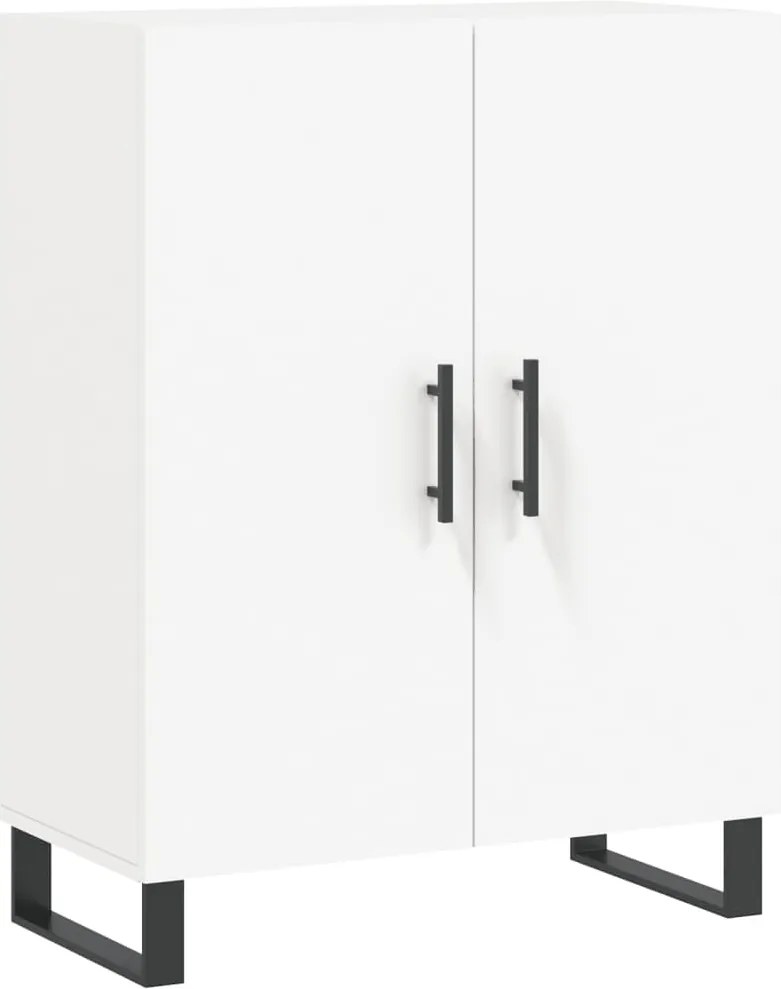 vidaXL Dulap, alb, 69,5x34x90 cm, lemn compozit