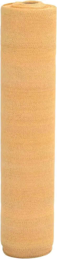 vidaXL Plasă protecție intimitate, nisipiu, 1,5x25 m, HDPE, 150 g/m²