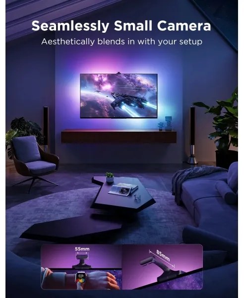 Govee - Iluminare LED SMART pentru TV Backlight 3 Pro 55-65" RGBIC Wi-Fi