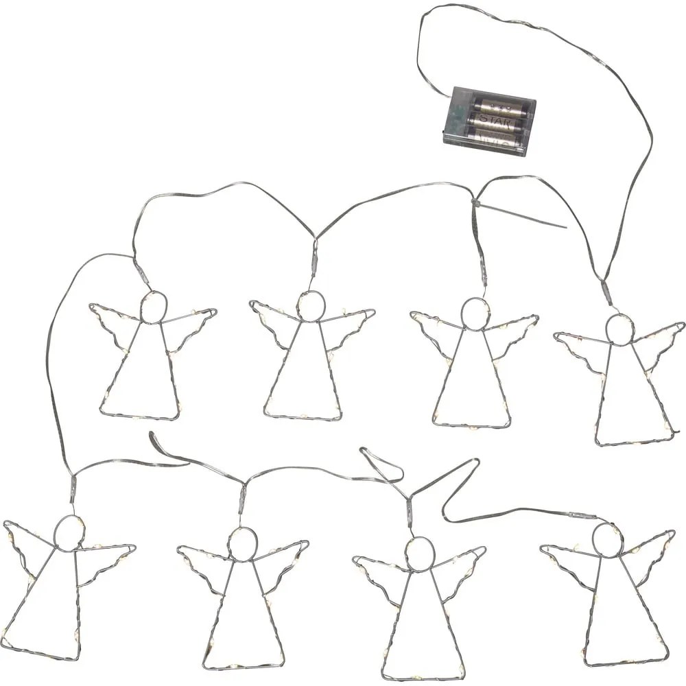 Ghirlandă luminoasă număr becuri 8 buc. cu baterii lungime 175 cm Angela – Star Trading