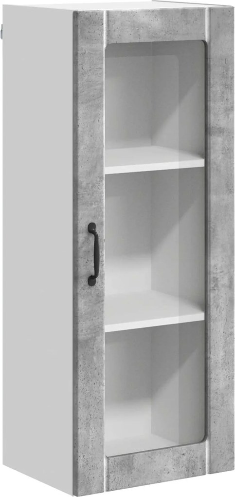 vidaXL Dulap de bucătărie Gri din beton 40 x 31 x 100 cm Lemn compozit