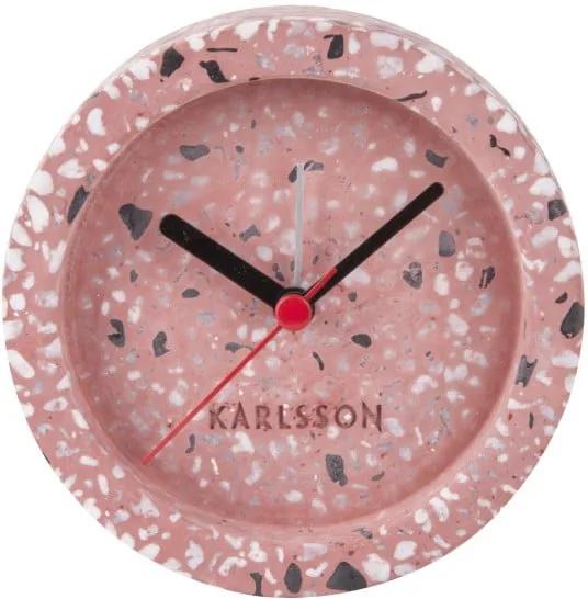 Ceas de masă deșteptător Karlsson Tom, roz