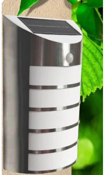 Lumină solară LED de perete cu senzor SAFFO LED/3,7V 2000 mAh IP44