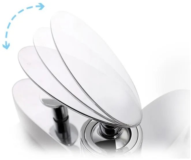 Baterie cada inox cu furtun, suport si para de dus, Genius Foglia