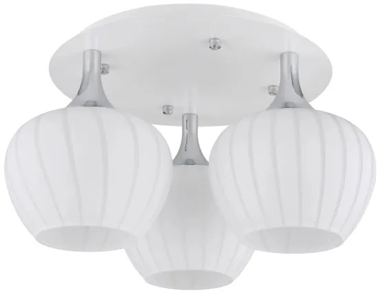 Plafonieră Globo 15548-3DW MAXY 3xE27/40W/230V alb