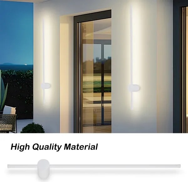 BRILAGI - Aplică LED de exterior AURA, 20 W, 230 V, 3000 K, IP54, 97 cm, alb, CRI 90