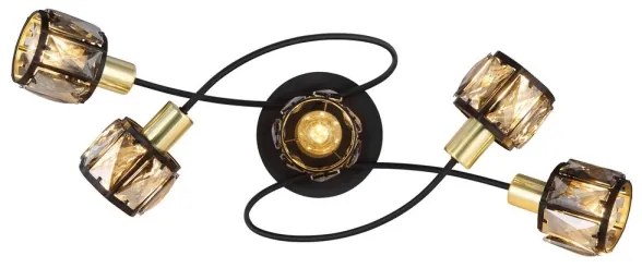 Lustră aplicată INDIANA 5xE14/40W/230V Globo 54357-5B