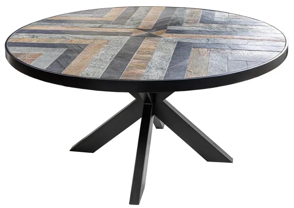 Masa Rotunda, Diametru 120cm, Design Unicat, Mountain Soul