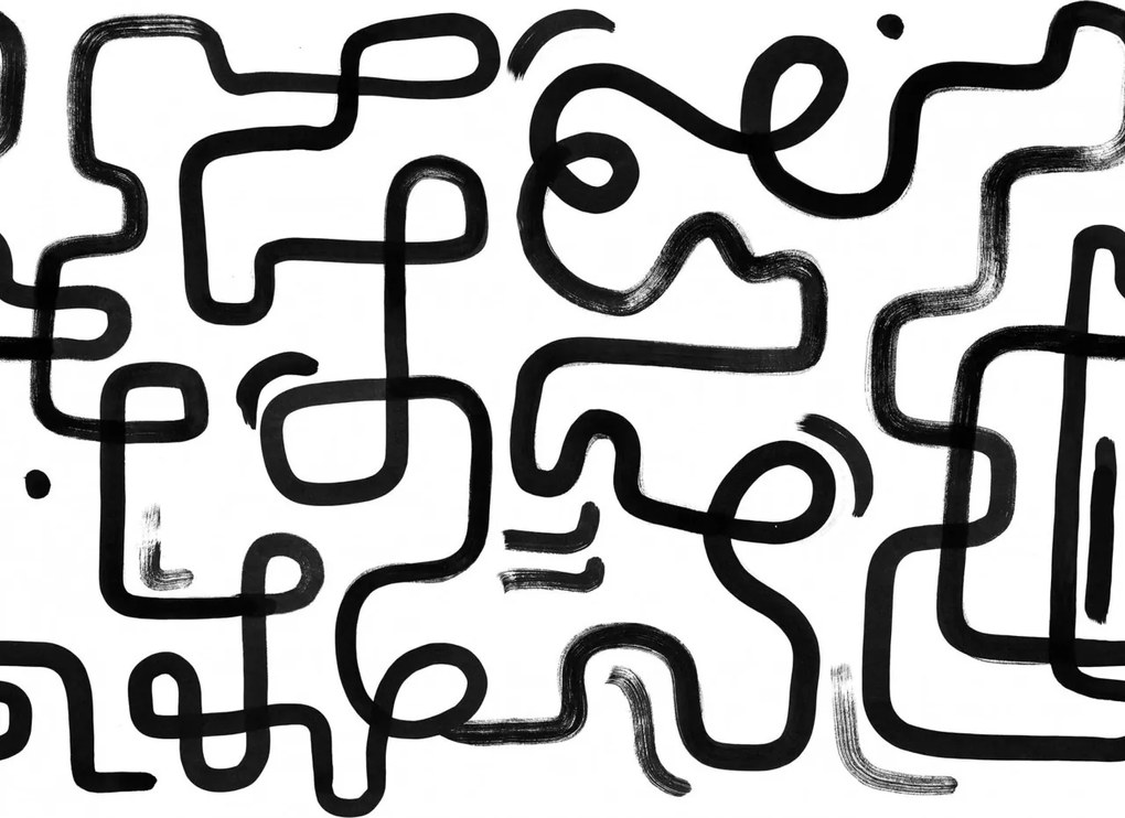 Fototapet, Artzy Path, Graphite, Rebel Walls
