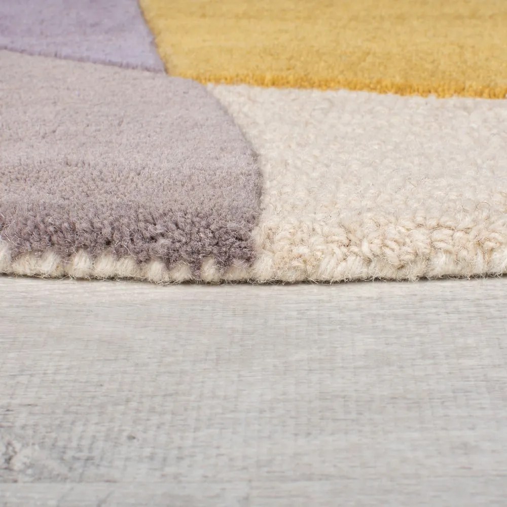 Covor țesut manual rotund din lână ø 160 cm Glow Multi – Flair Rugs