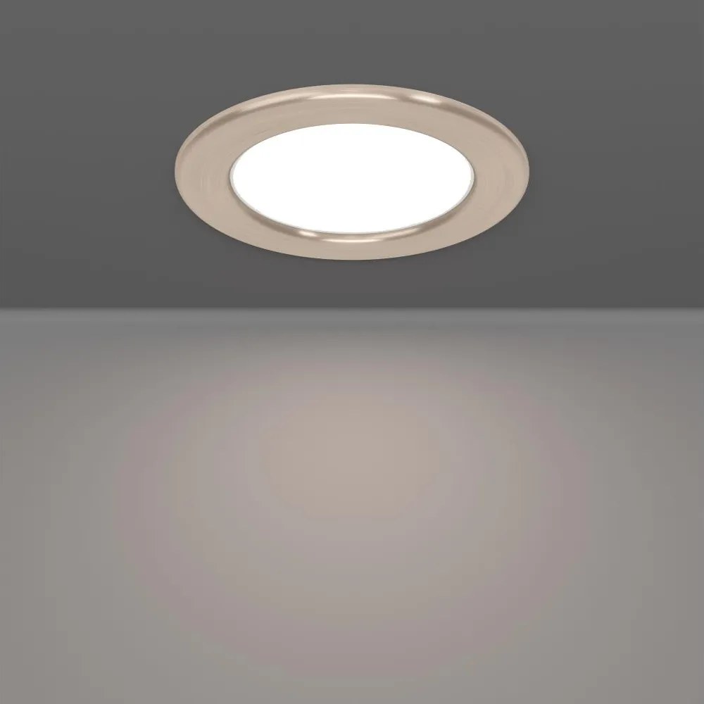 Eglo 901435-LED Plafonieră încastrată FUEVA-Z LED/5W/230V 12cm IP44 crom