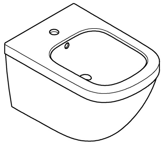 GROHE 39208000 - Bideu suspendat EURO CERAMIC 540 × 375 mm ceramică/alb