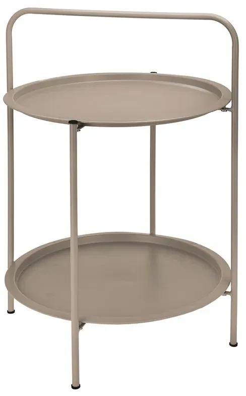 Masuta de colt din metal VARIO diametru 50 cm, bej