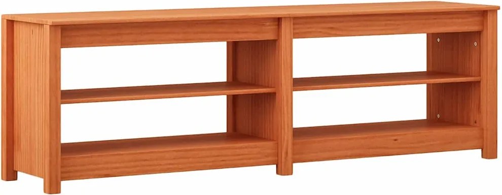 vidaXL Bancă pentru pantofi cu raft Maroniu cerat 160 x 36,5 x 50 cm