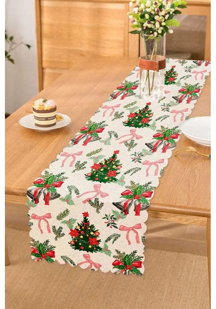 Napron de masă 40x130 cm cu model de Crăciun – Minimalist Cushion Covers