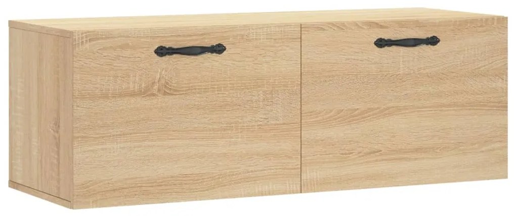 vidaXL Dulap de perete, stejar sonoma, 100x36,5x35 cm, lemn prelucrat