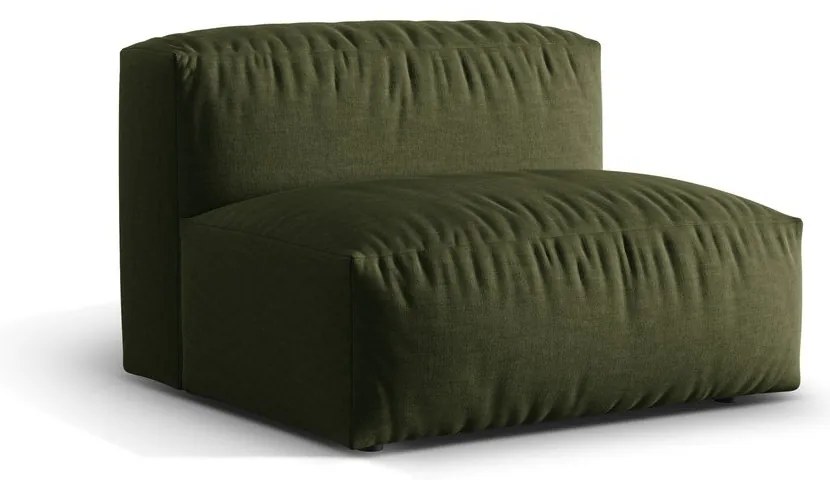 Modul pentru canapea modulară verde (de mijloc) Martina – Micadoni Home