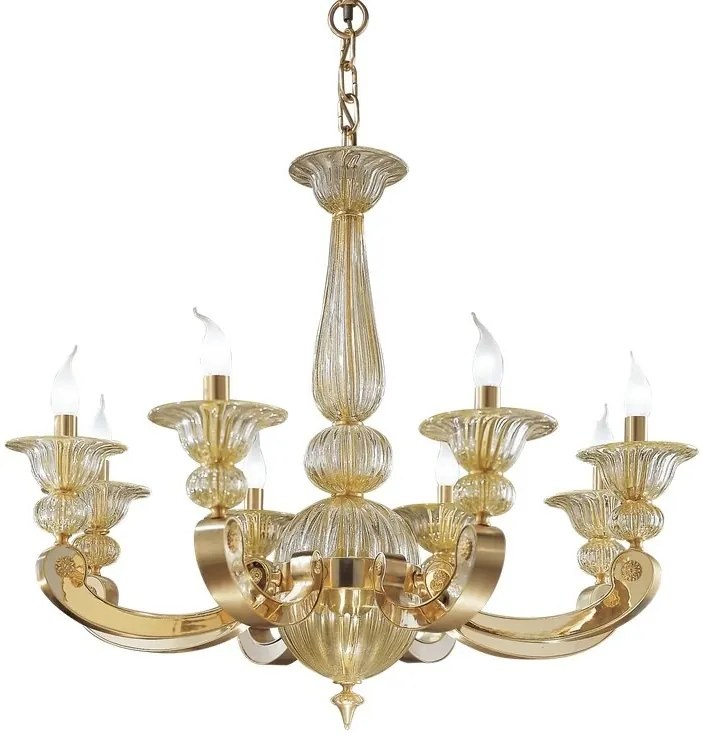 Candelabru 8 brate LUX realizat manual Amy