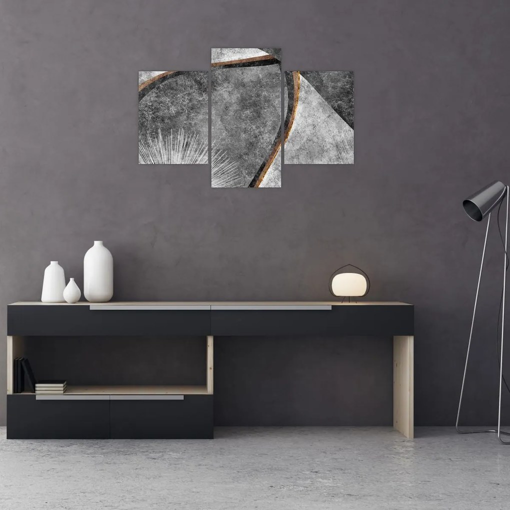 Tablou - Abstract beton (90x60 cm)