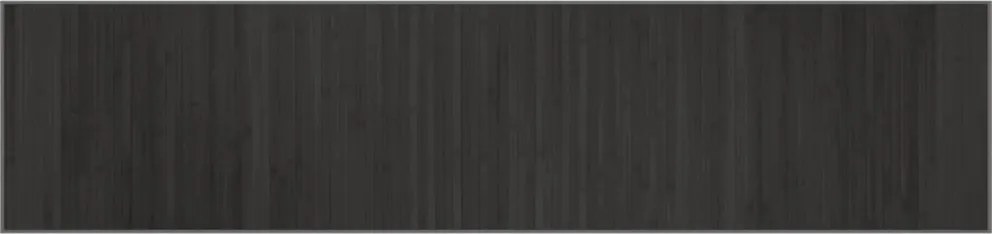 vidaXL Covor dreptunghiular, gri, 70x300 cm, bambus
