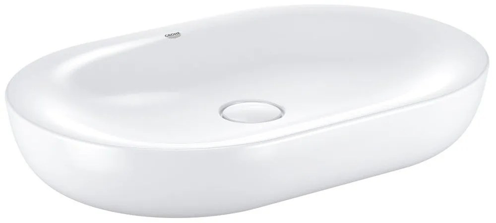 Lavoar baie pe blat, oval Grohe Essence Vessel 60x40 cm, tratament PureGuard