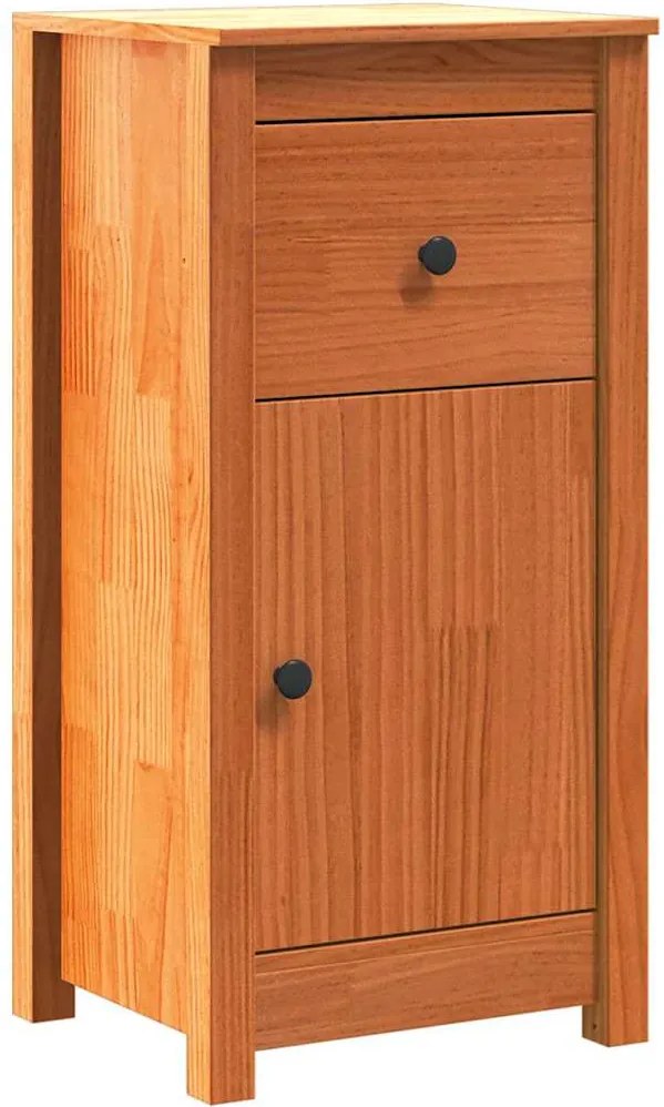 vidaXL Bufet Maroniu cerat 39 x 34,5 x 80 cm Lemn de pin masiv