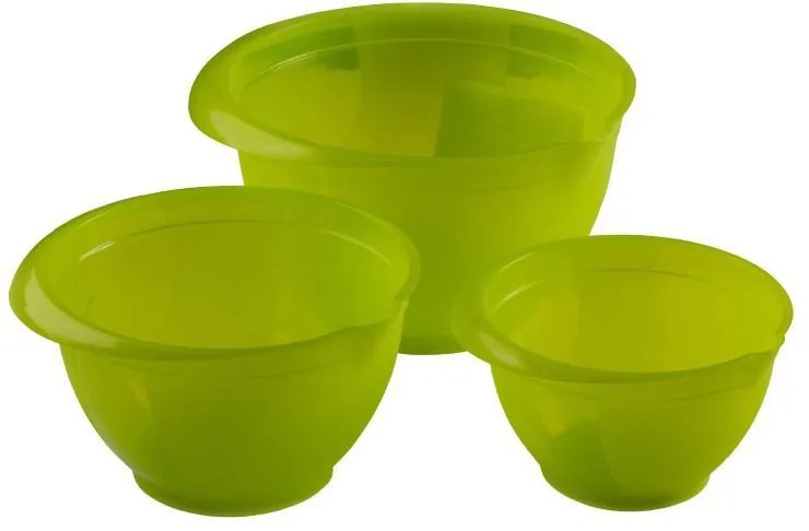 Set boluri bucatarie 1-2-3L verde Cindy