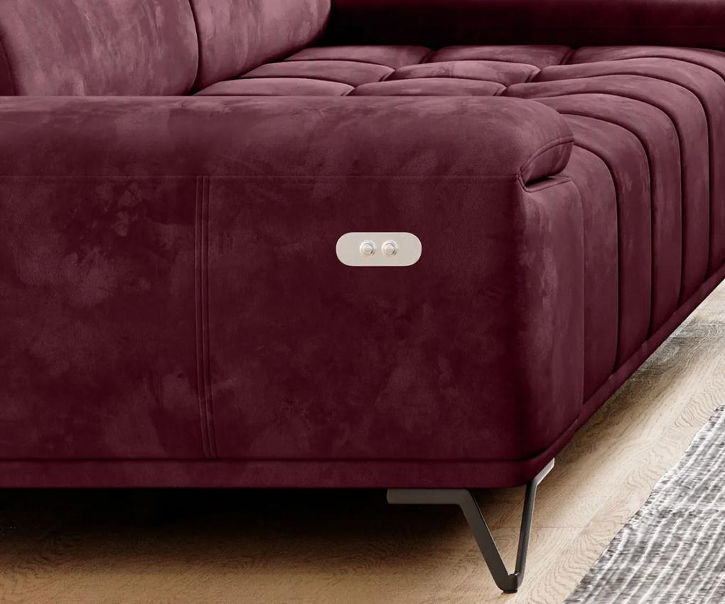 Canapea cu reglaj electric Palladio 3E L212 cm