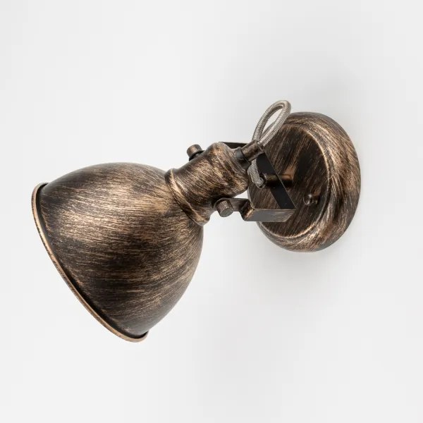 Spot de perete Brilagi TECHNO 1xE27/60W/230V bronz/patină