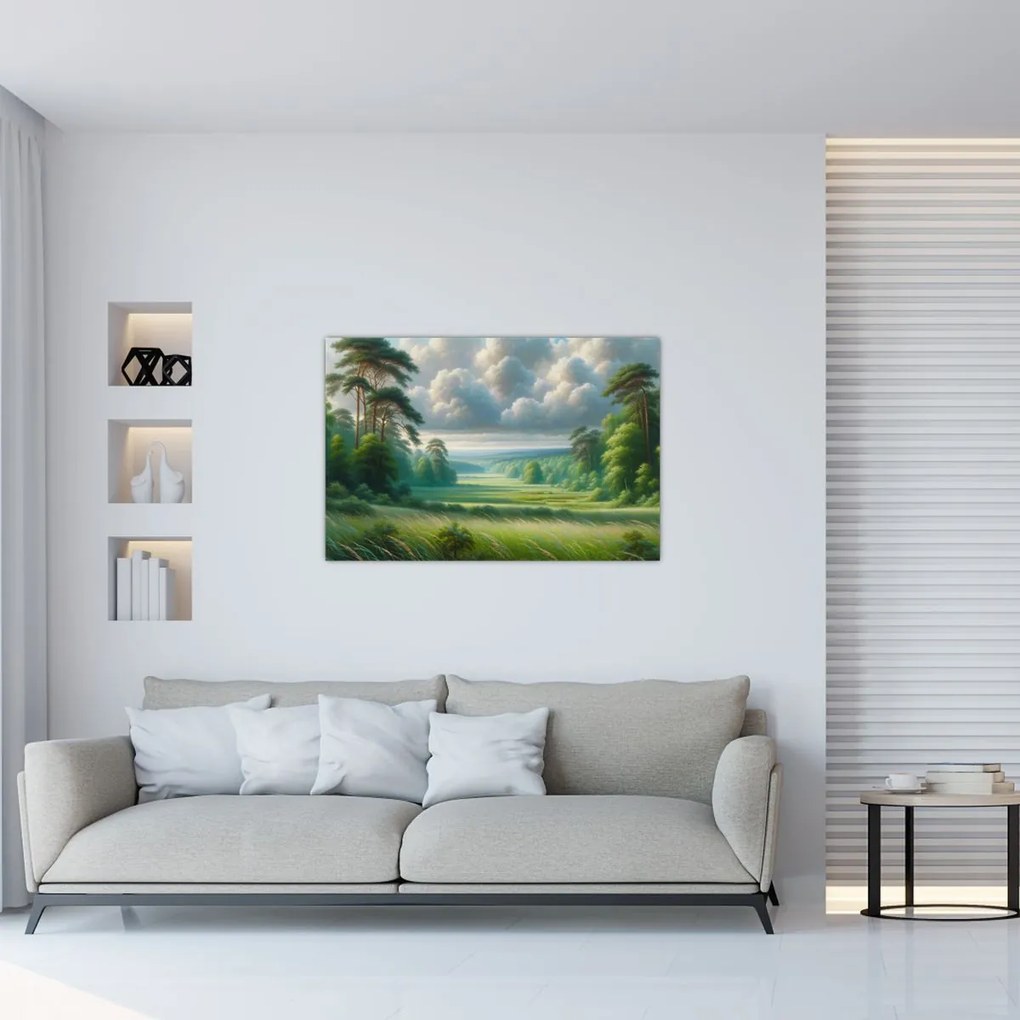 Tablou - Peisaj verde (90x60 cm)