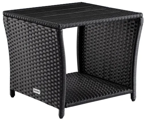 Deuba Masa din ratan Vedis 45x45x40cm - neagra
