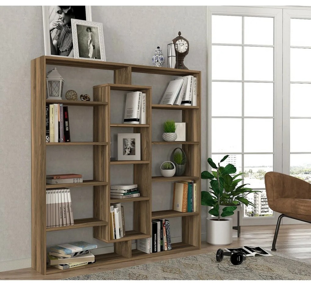 Biblioteca Ample Walnut