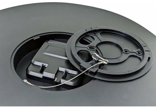 Plafonieră LED dimabilă VARIO LUMO LED/13/18W/230V d. 36 cm IP44 negru