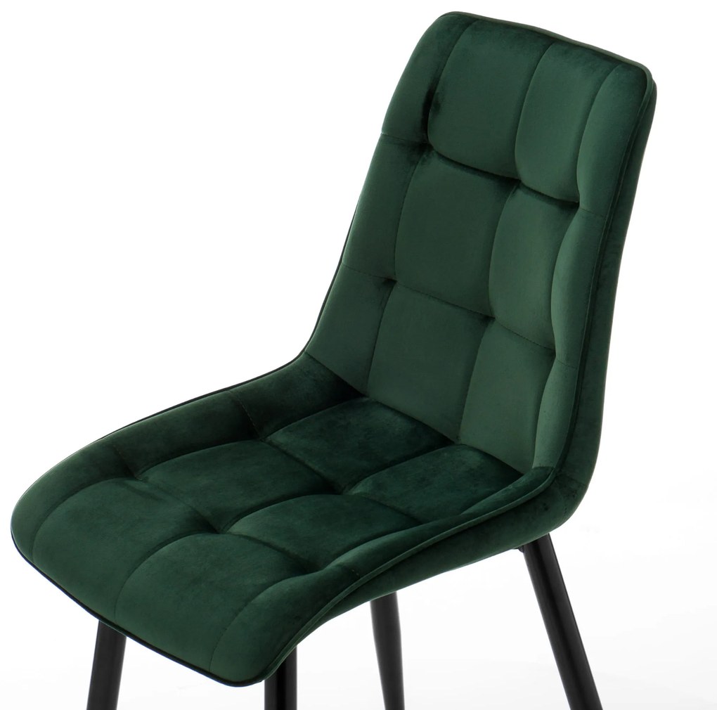 JAKS SCAUN DE SUFRAGERIE CHIC VELVET VERDE