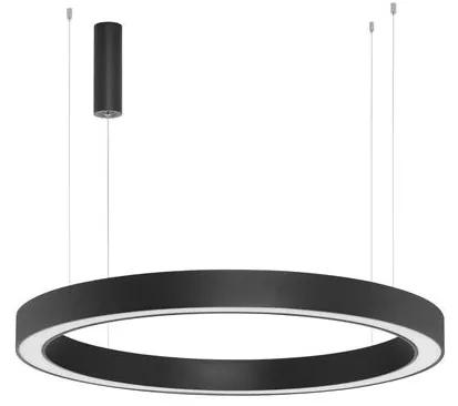 Pendul LED dimabil design modern MORBIDO negru 100cm