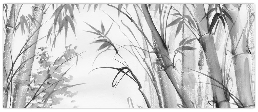 Tablou - Pădure de bambus (120x50 cm)