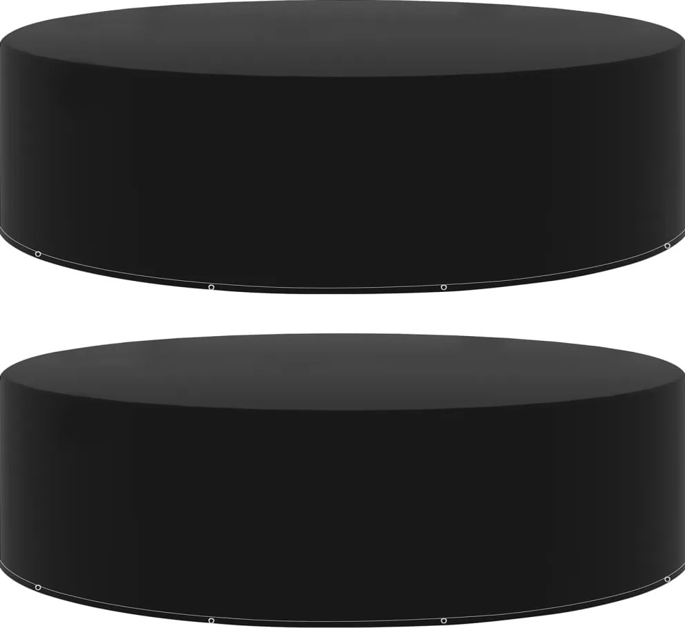 vidaXL Huse mobilier de grădină, 2 buc., 10 ocheți, 205x90 cm