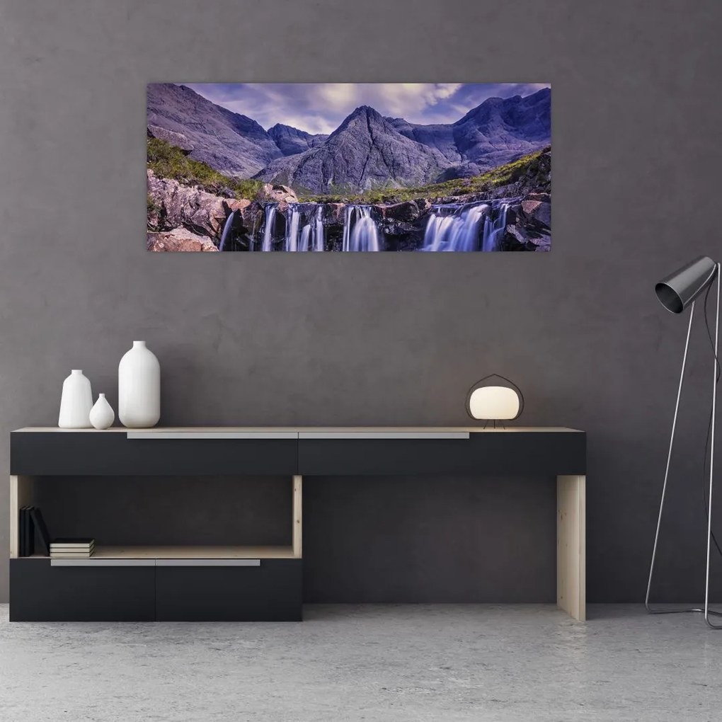 Tablou cu cascade (120x50 cm)