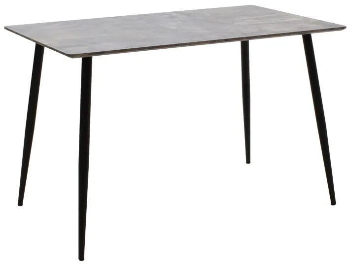 Masa Bucatarie/Dining Kammaro Gri-Negru 120x80 Cm