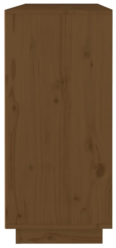 Servanta, maro miere, 110x34x75 cm, lemn masiv de pin 1, maro miere