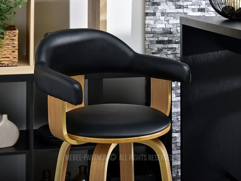 Scaun Herbert (stejar negru). Promo -12%. 1110591