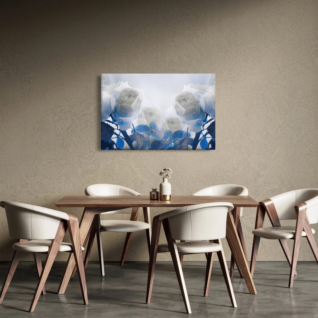 Tablou - Trandafir alb (90x60 cm)