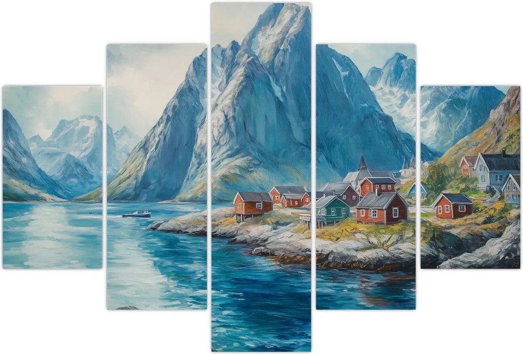 Tablou - Sat norvegian (150x105 cm)