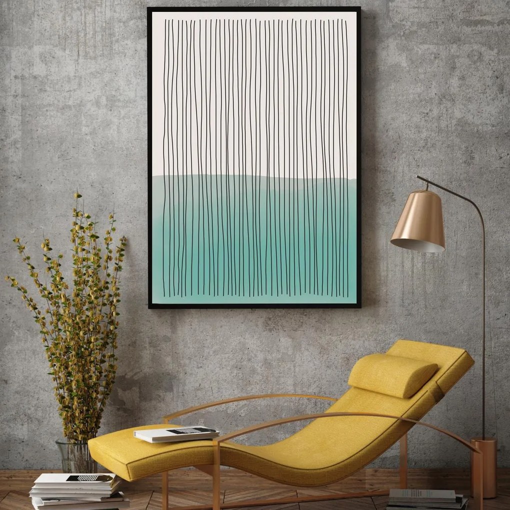 Poster - Abstracție pictată (A4)