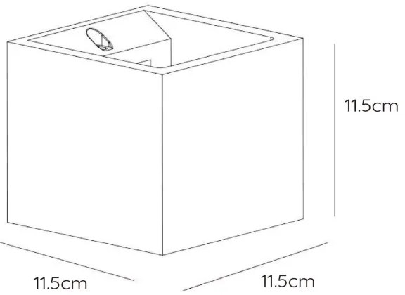 Lucide 35208/01/41 - Aplica perete GIPSY 1xG9/25W/230V gri