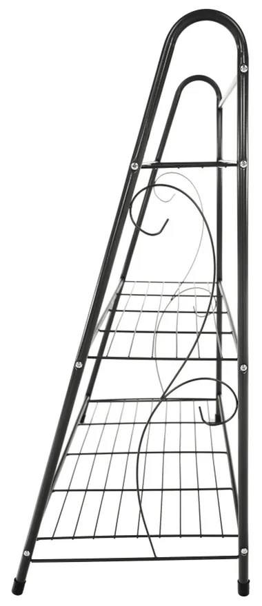 Raft metalic Veruma,  gri închis