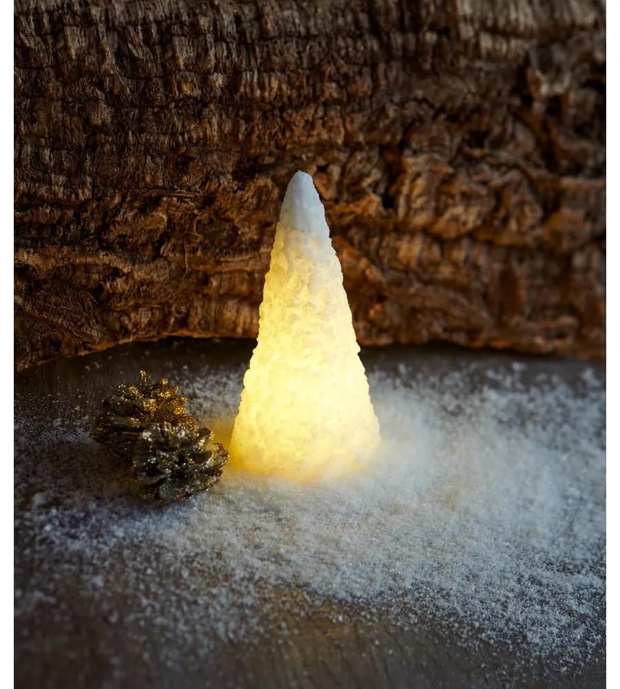 Decorațiune cu lumină LED Sirius Snow Cone, înălțime 15 cm