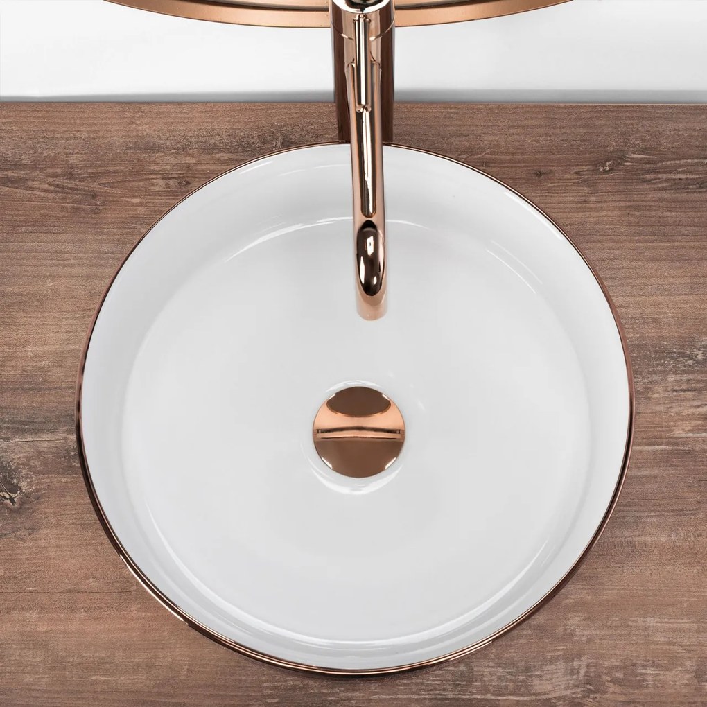 Lavoar pe blat Rea Sami Brush Rose Gold