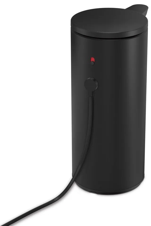 Dozator de săpun lichid negru automat din oțel 266 ml – simplehuman