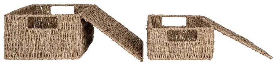 Coșuri de depozitare 2 buc. din iarbă-de-mare Venosa – House Nordic